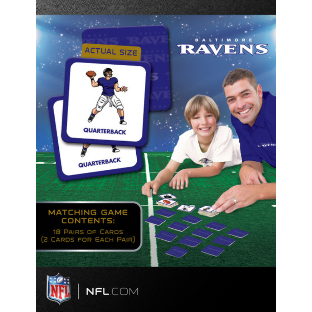 Masterpieces Puzzles NFL Baltimore Ravens Matching Game