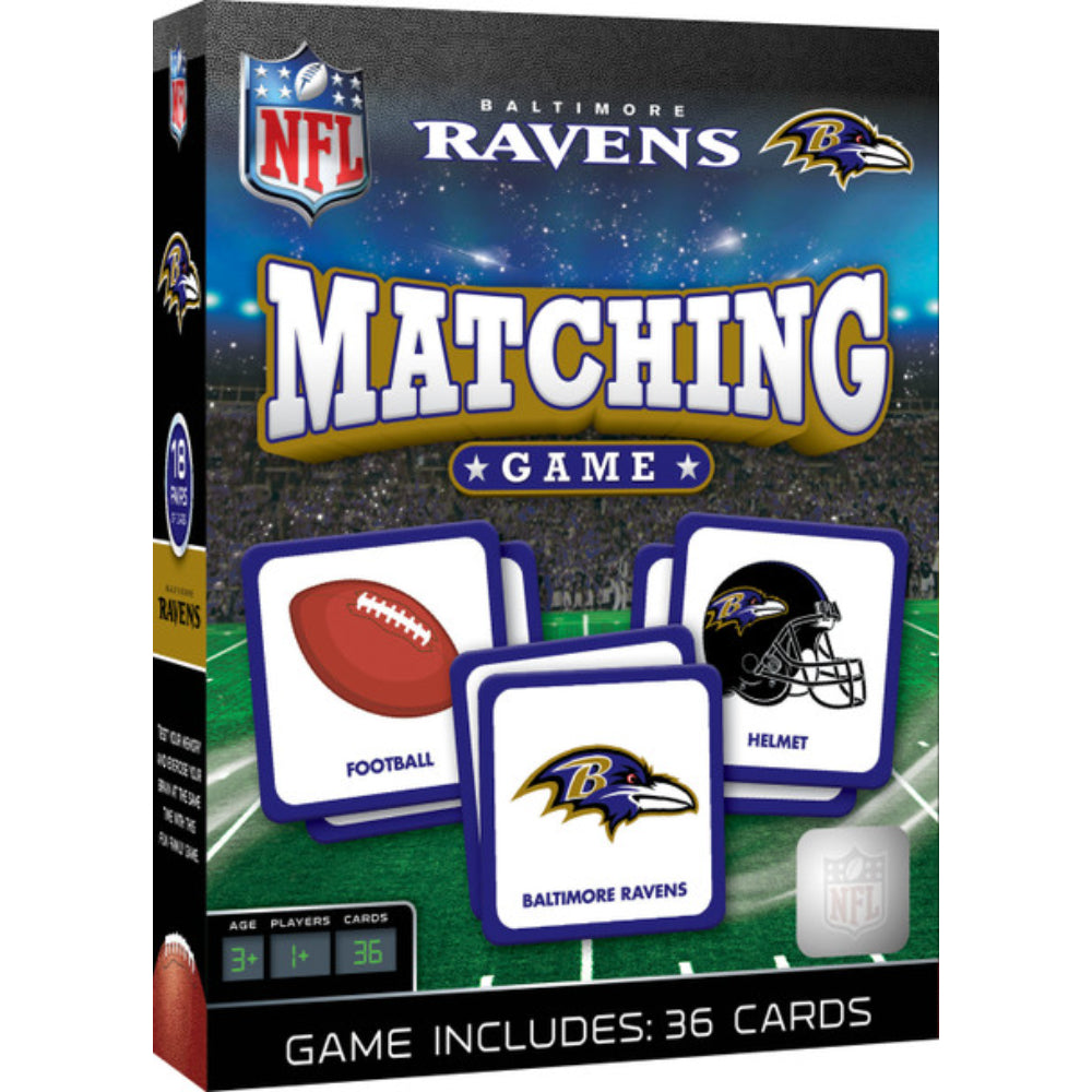 Masterpieces Puzzles NFL Baltimore Ravens Matching Game