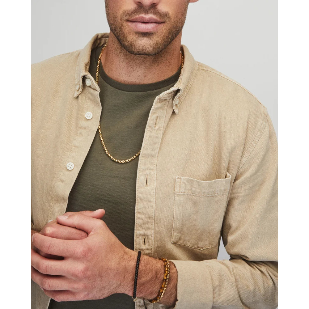 Scott Bros. Beck Round Box Chain Necklace