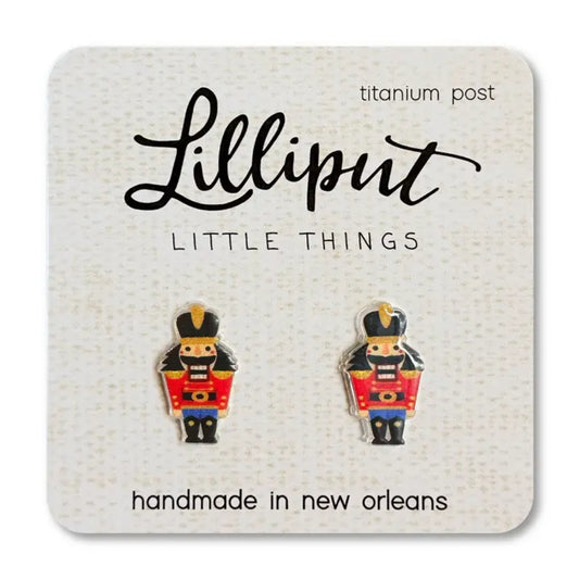 Lilliput Little Things Nutcracker Earrings