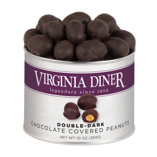Virginia Diner 10 oz. Double Dark Chocolate Covered Peanuts
