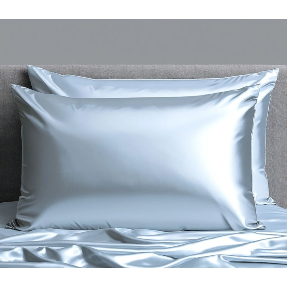 Lemon Lavender Silky Satin Pillowcase