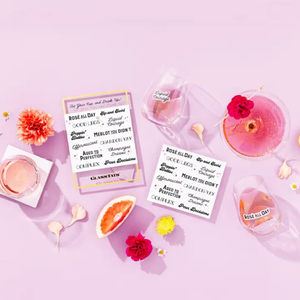 GlassTats Wine Time Starter Kit