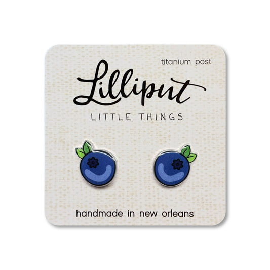 Lilliput Little Things Blueberry Earrings