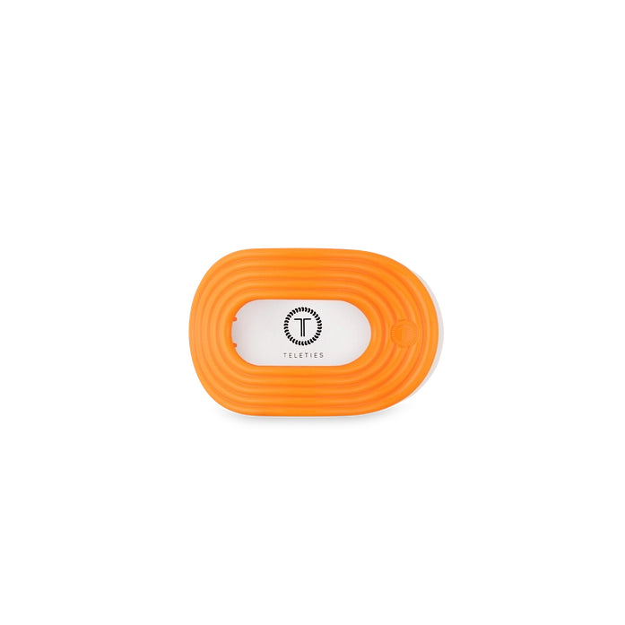 TELETIES Flat Round Hair Clip - Day Rave