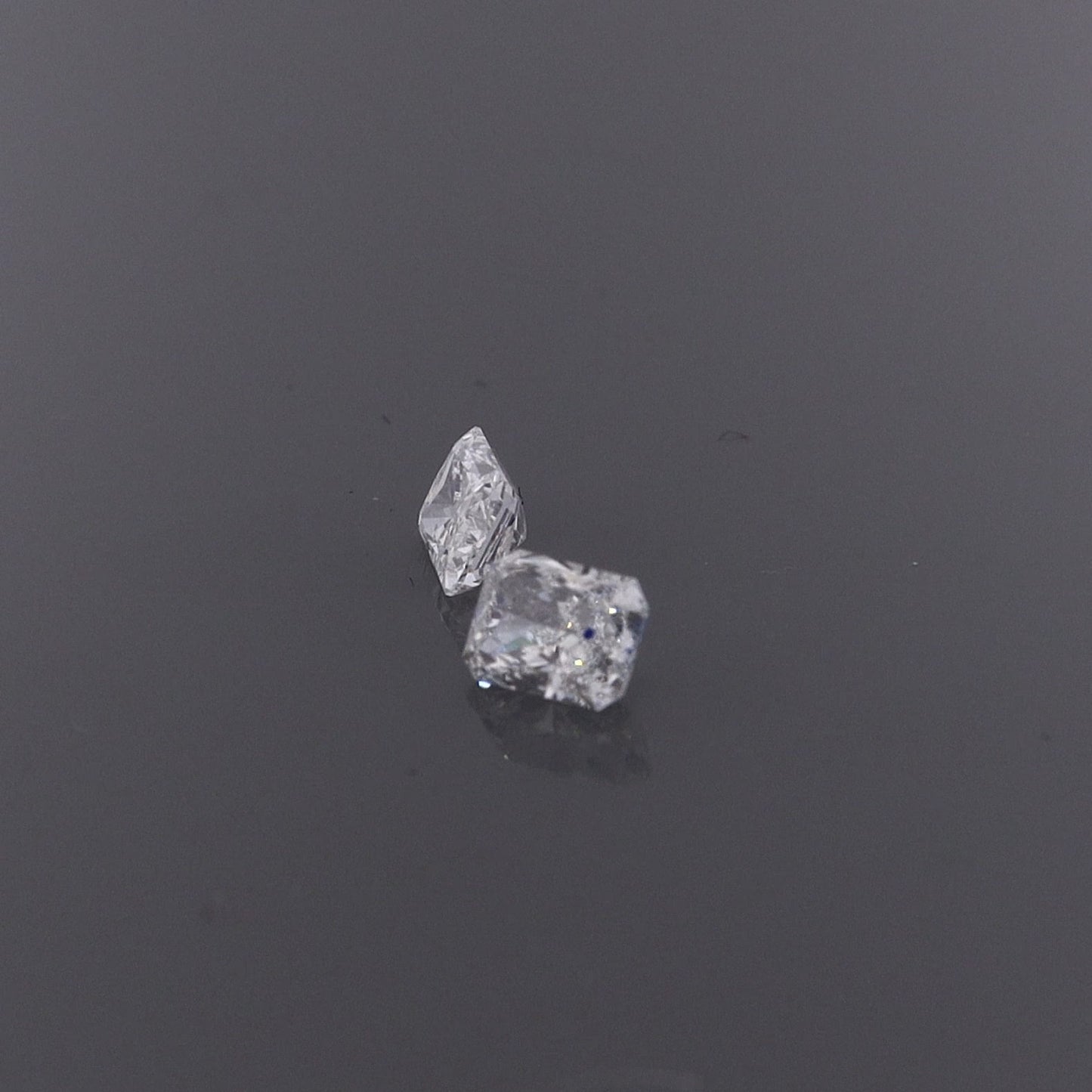 Matched Pair Radiant .55tw GVS1 Diamonds