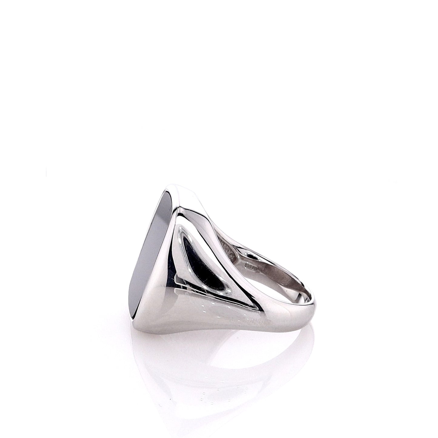 Gents 14w Rectangle Shape Onyx Ring