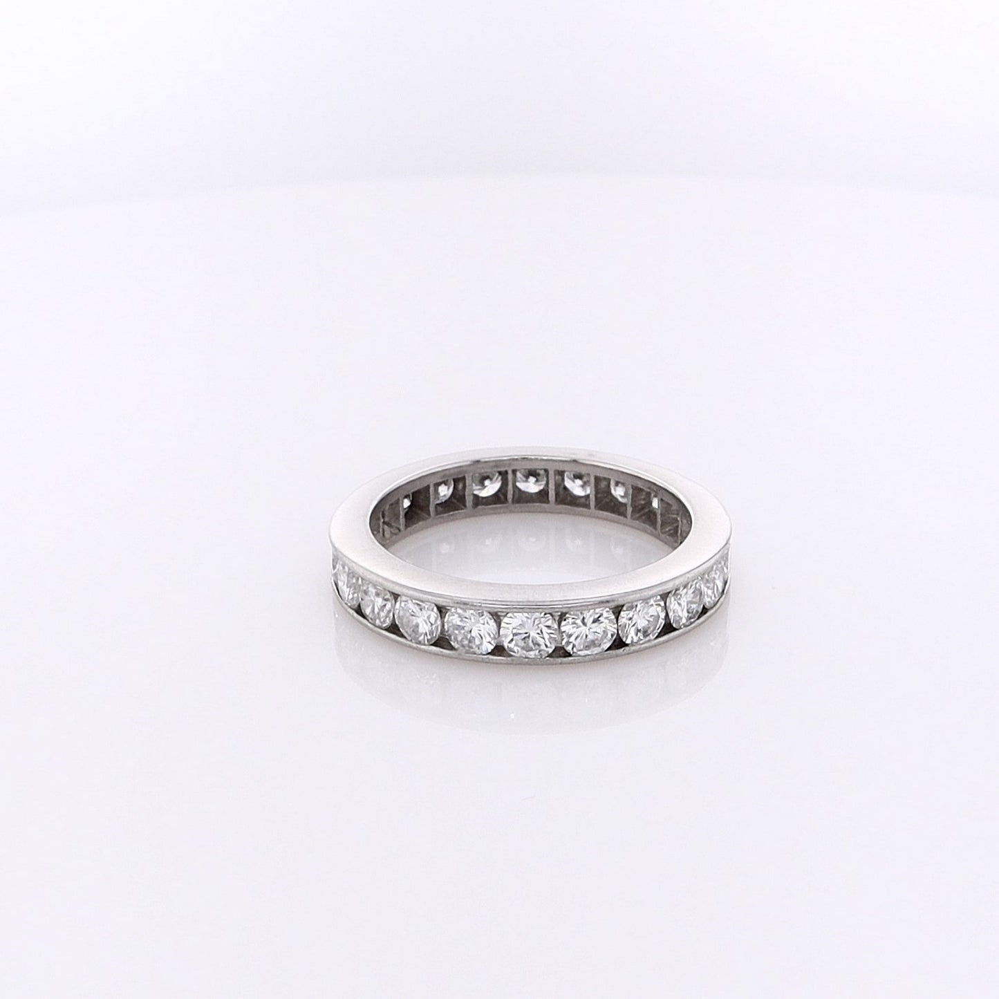 Estate Platinum Eternity Diamond Wedding Band
