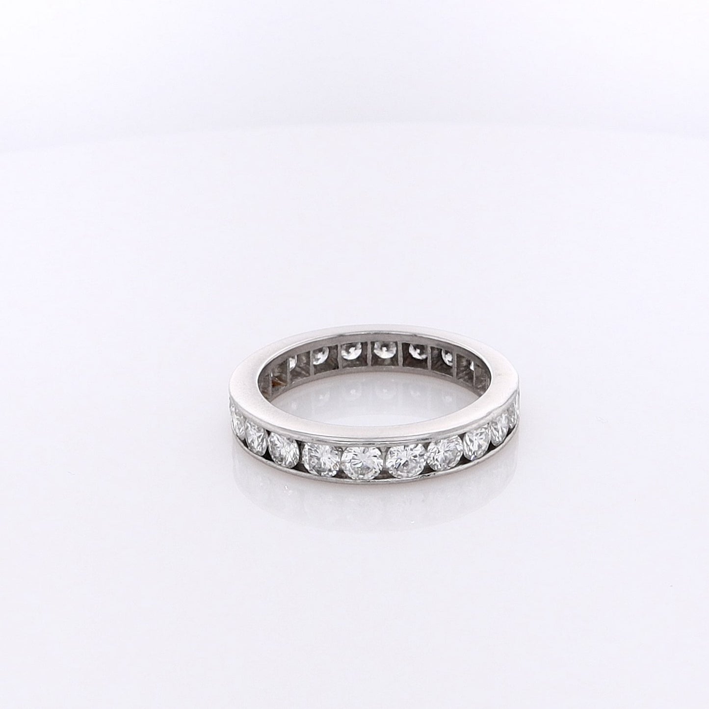 Estate Platinum Eternity Diamond Wedding Band