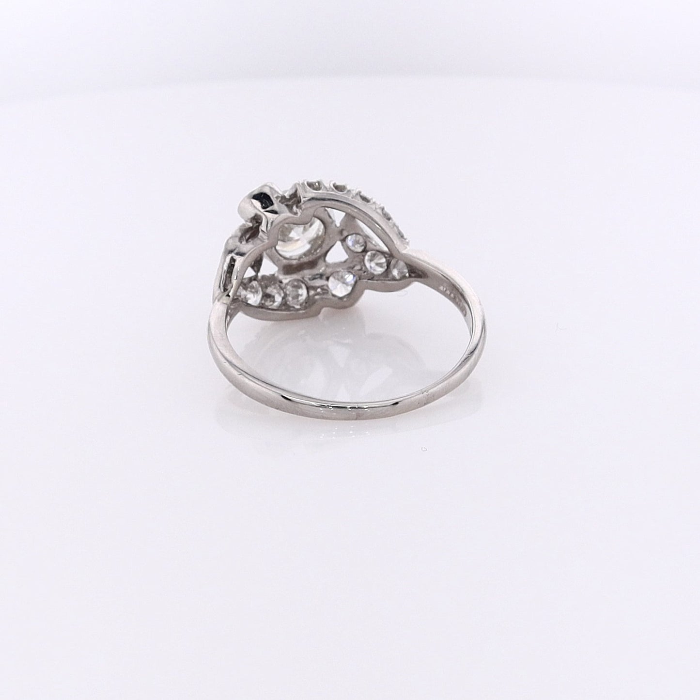 Estate Platinum Ring Diamond Ring