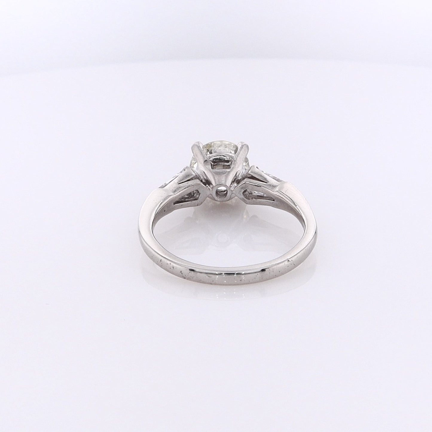 Estate Platinum Diamond Engagement Ring