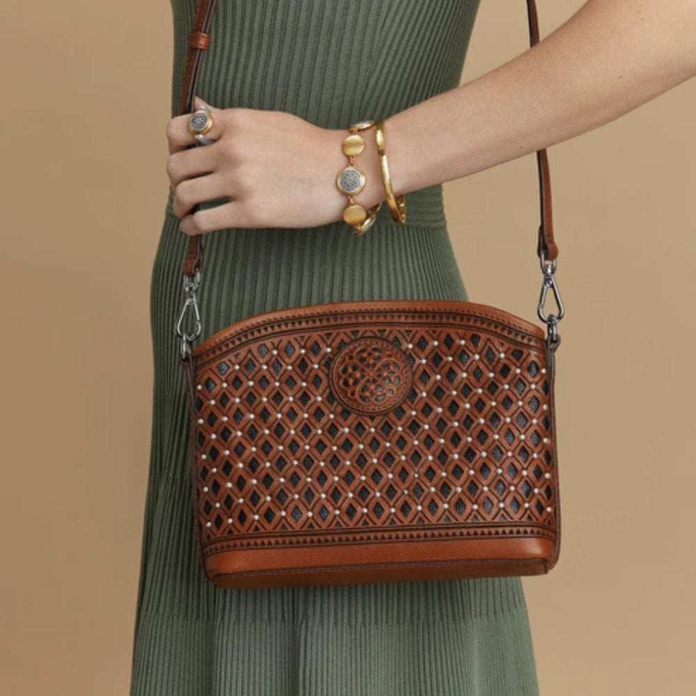 Brighton Campiello Mini Cross Body Bag - Russet