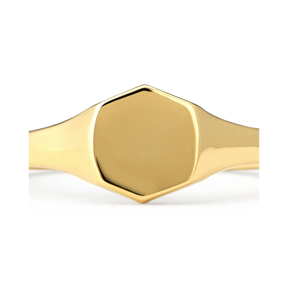 Kendra Scott Davis Signet Ring in 18k Gold Vermeil