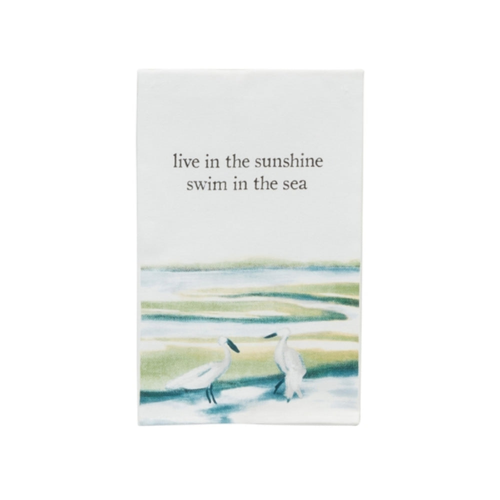 Mud Pie Sea Watercolor Towels