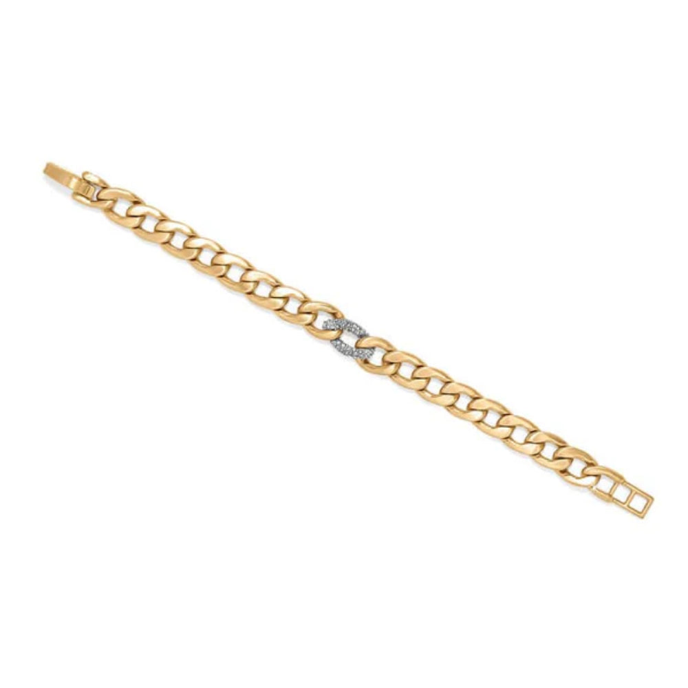 Brighton Cleo Pave Link Bracelet