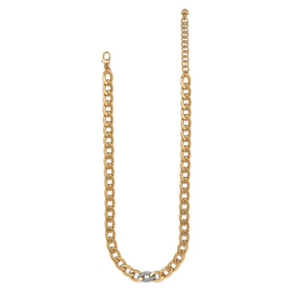 Brighton Cleo Pave Pink Necklace