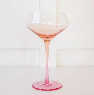 Byrdeen Mezclada Handblown Coupe Glass