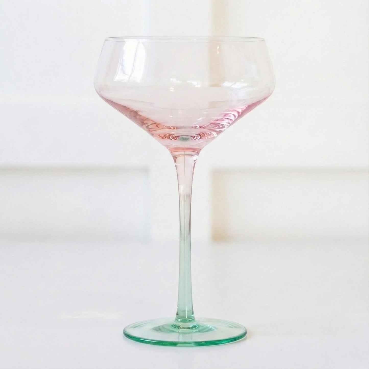 Byrdeen Mezclada Handblown Coupe Glass