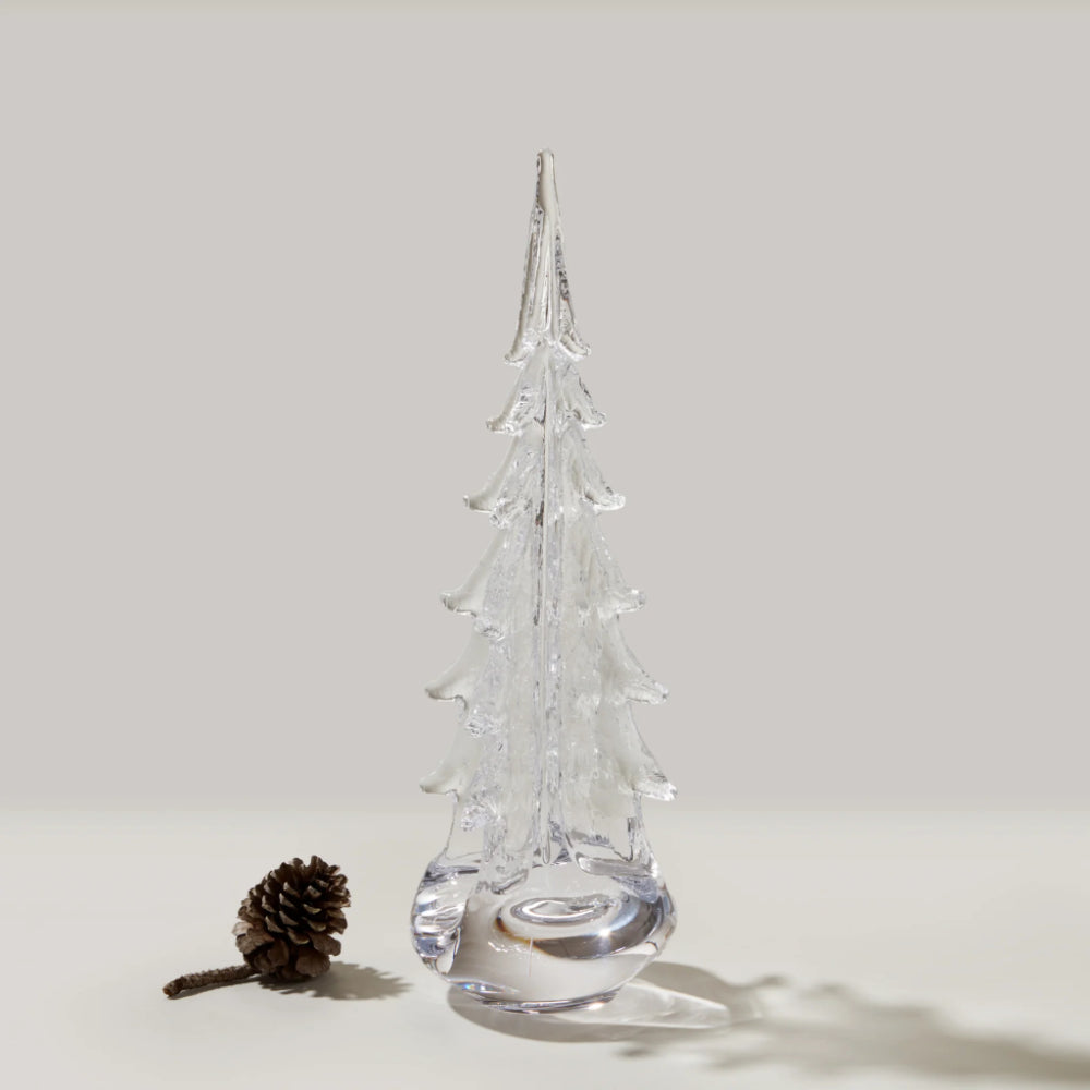 Simon Pearce Crackle Four Sided Evergreen