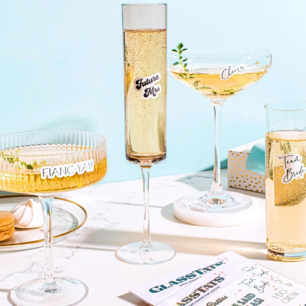 GlassTats Engagement Drink Markers