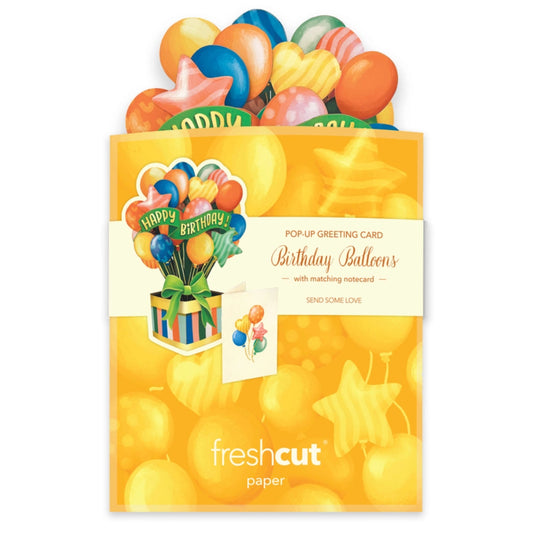 Mini Birthday Balloons Greeting Cards
