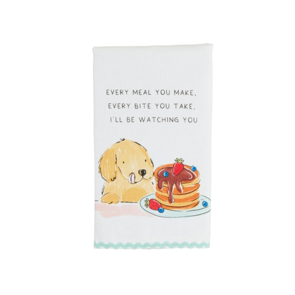 Mud Pie Dog Ric-Rac Towels