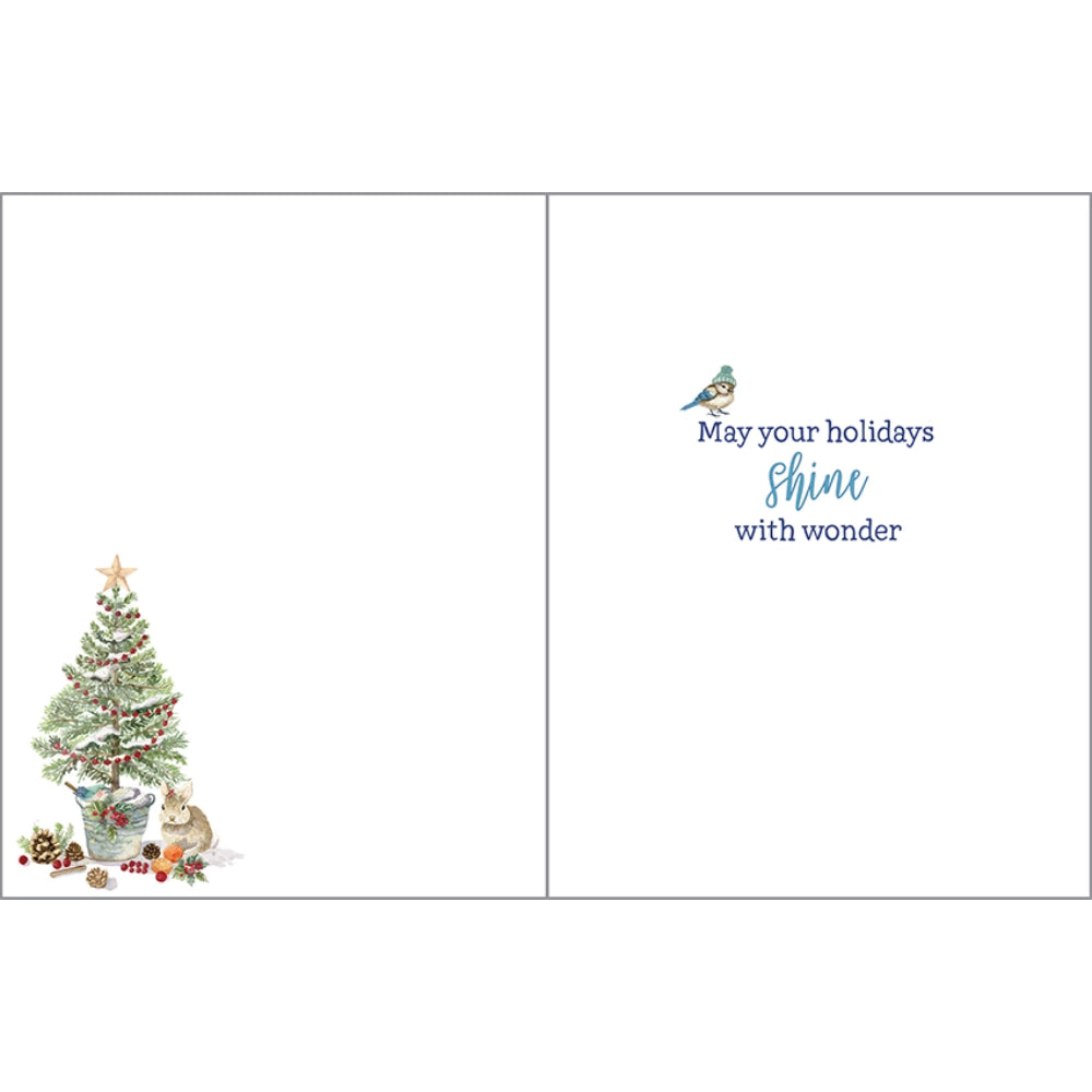 Gina B Designs Christmas Card - Forest Animal Christmas