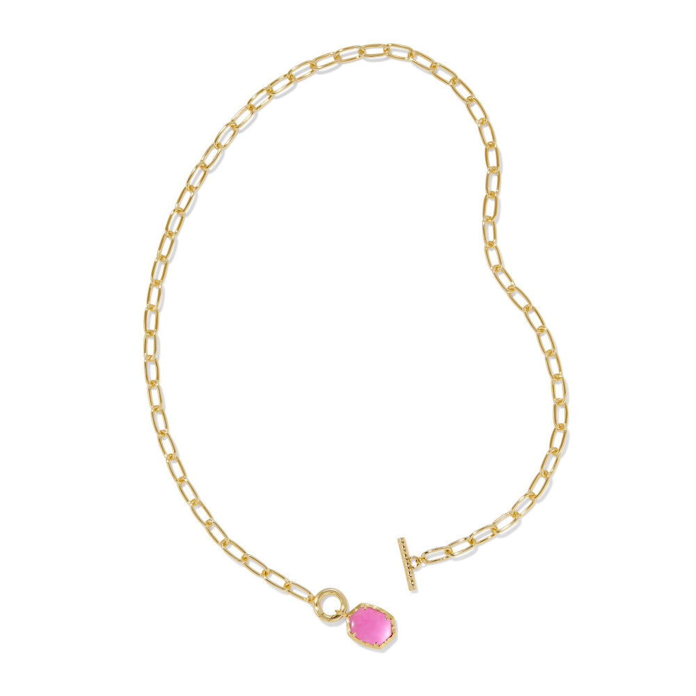Kendra Scott Daphne Link and Chain Necklace in Gold Azalea Illusion