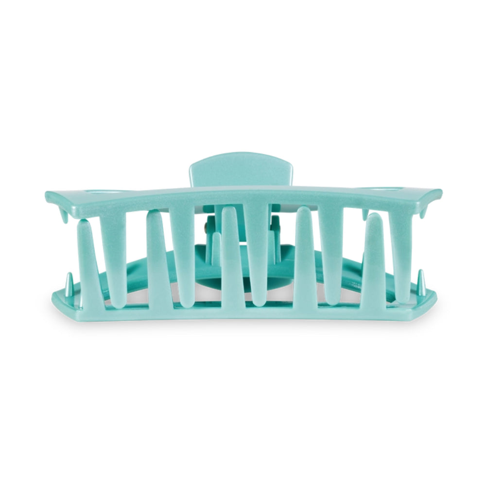 TELETIES Open Hair Clip Medium - Totally Turquoise