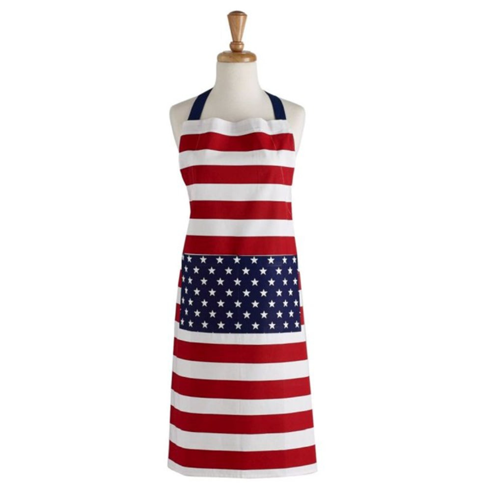 Design Imports Stars & Stripes Printed Apron