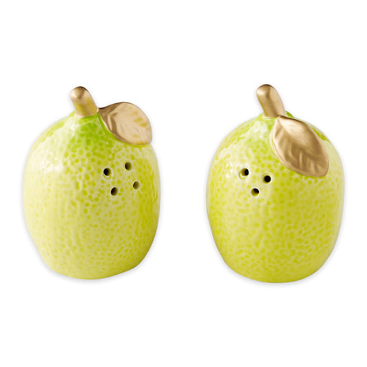 Design Imports Limons Ceramic Salt and Pepper Shaker Set