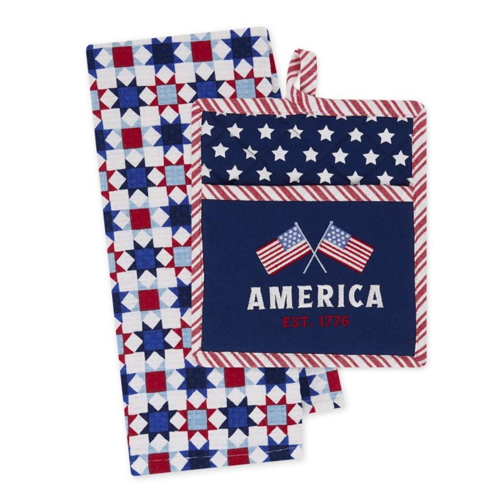 Design Imports America Potholder Gift Set