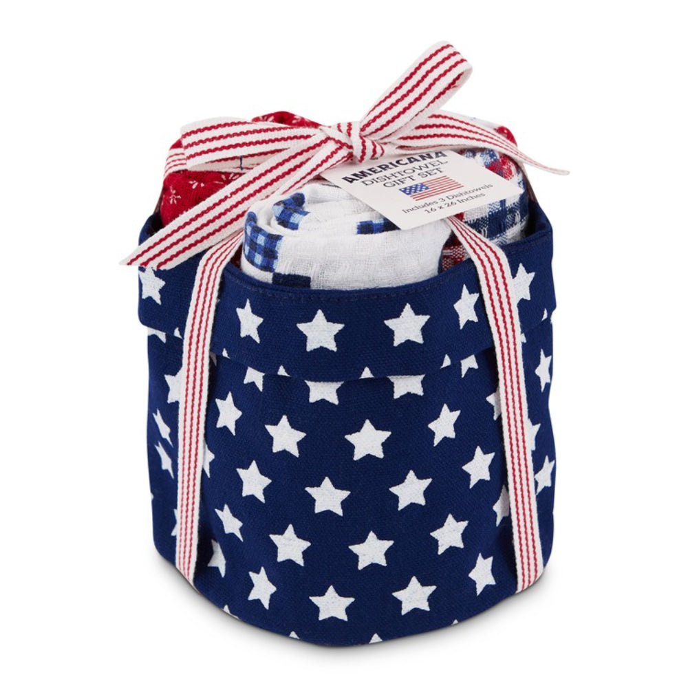 Design Imports Patriotic Dishtowel Gift Set