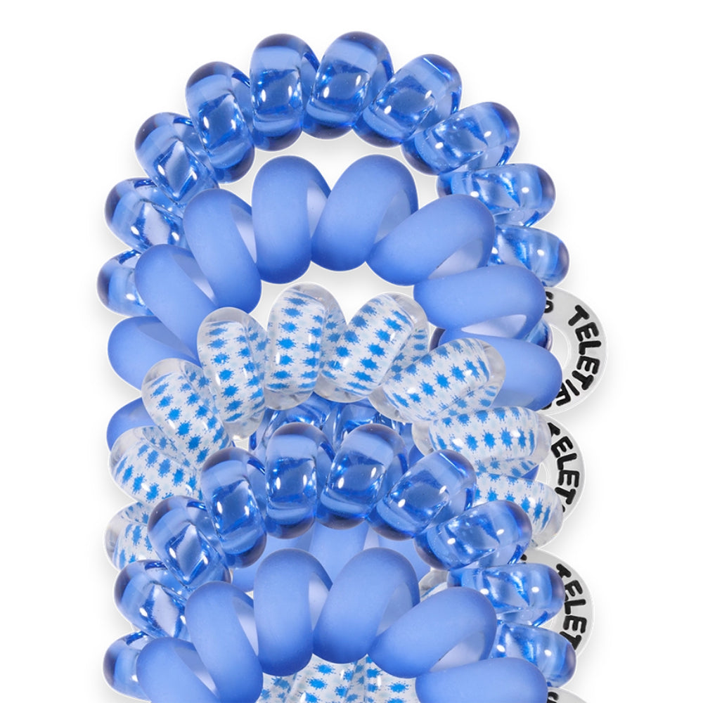 TELETIES Tiny Spiral Hair Coils - Holiday 2025