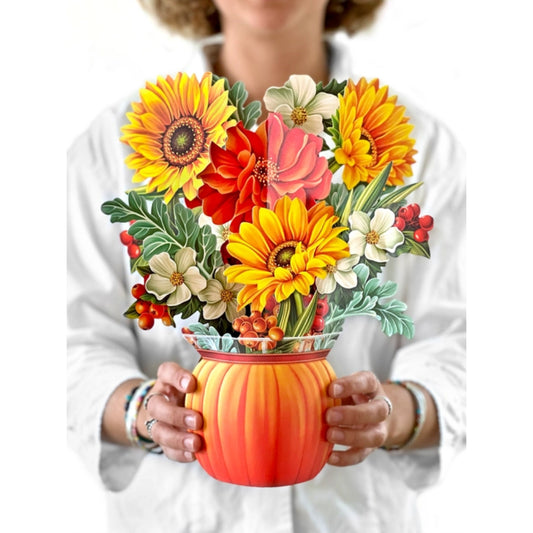 Pumpkin Harvest Pop-Up Greeting Card