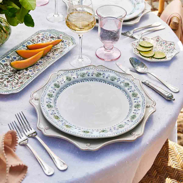 Juliksa Villa Seville Dinner Plate - Chambray