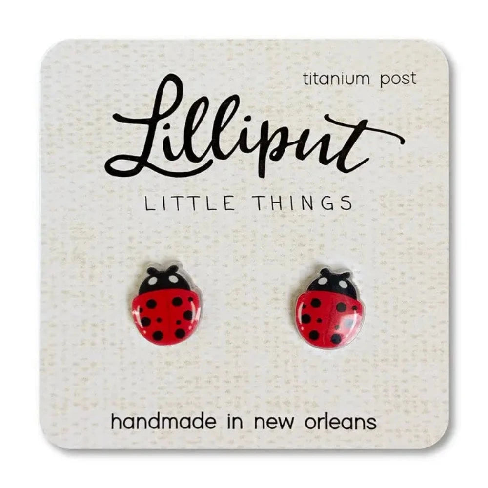 Lilliput Little Things Ladybug Earrings