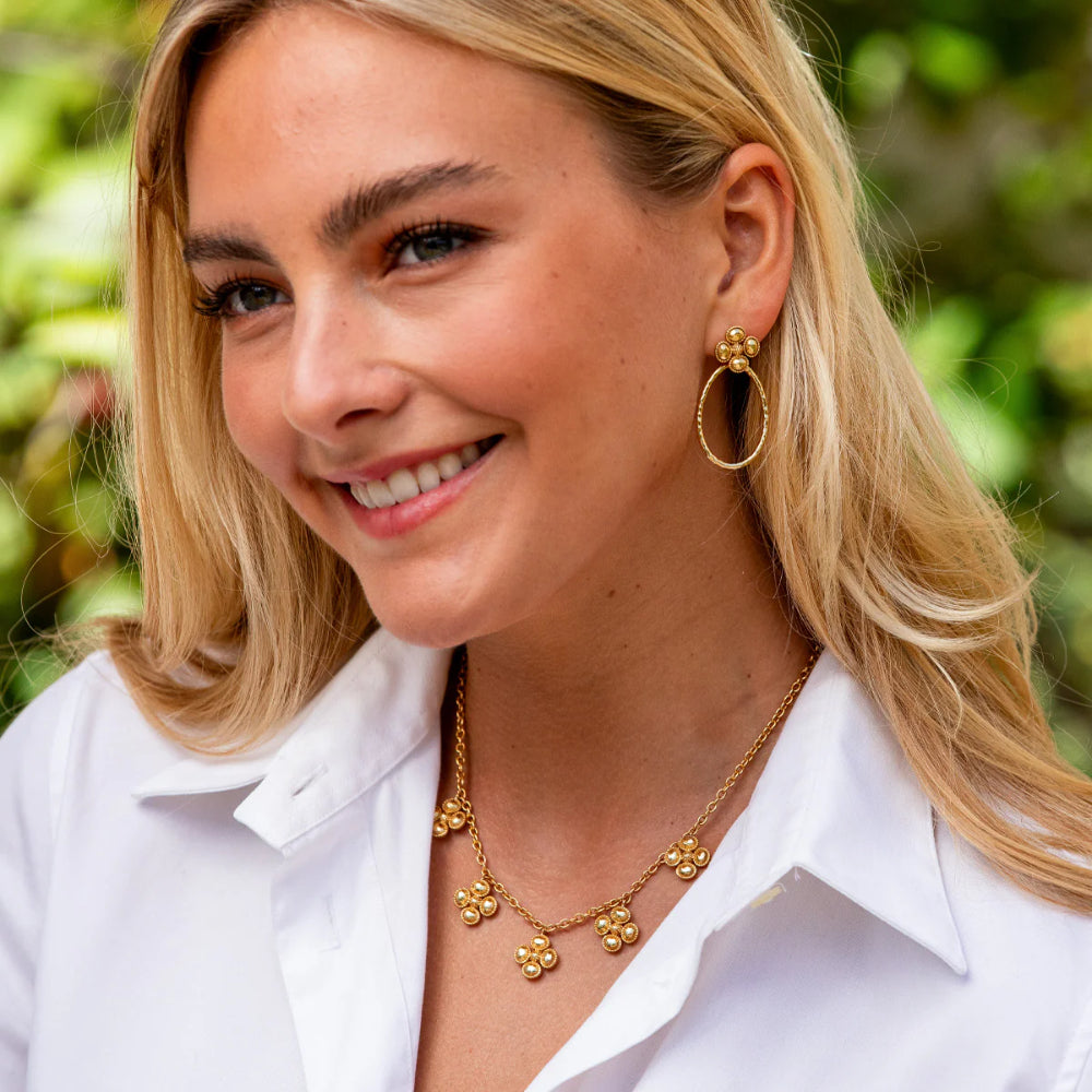 Capucine De Wulf Berry Clover Multi Station Necklace