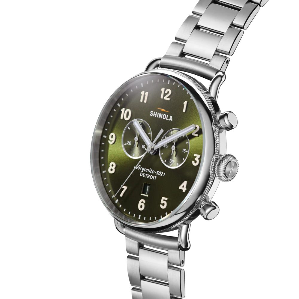 Shinola Canfield 43mm Quartz Chronograph Watch