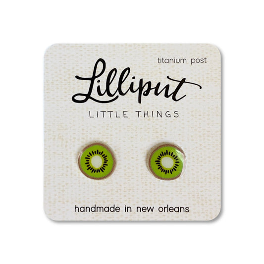 Lilliput Little Things Kiwi Slice Earrings