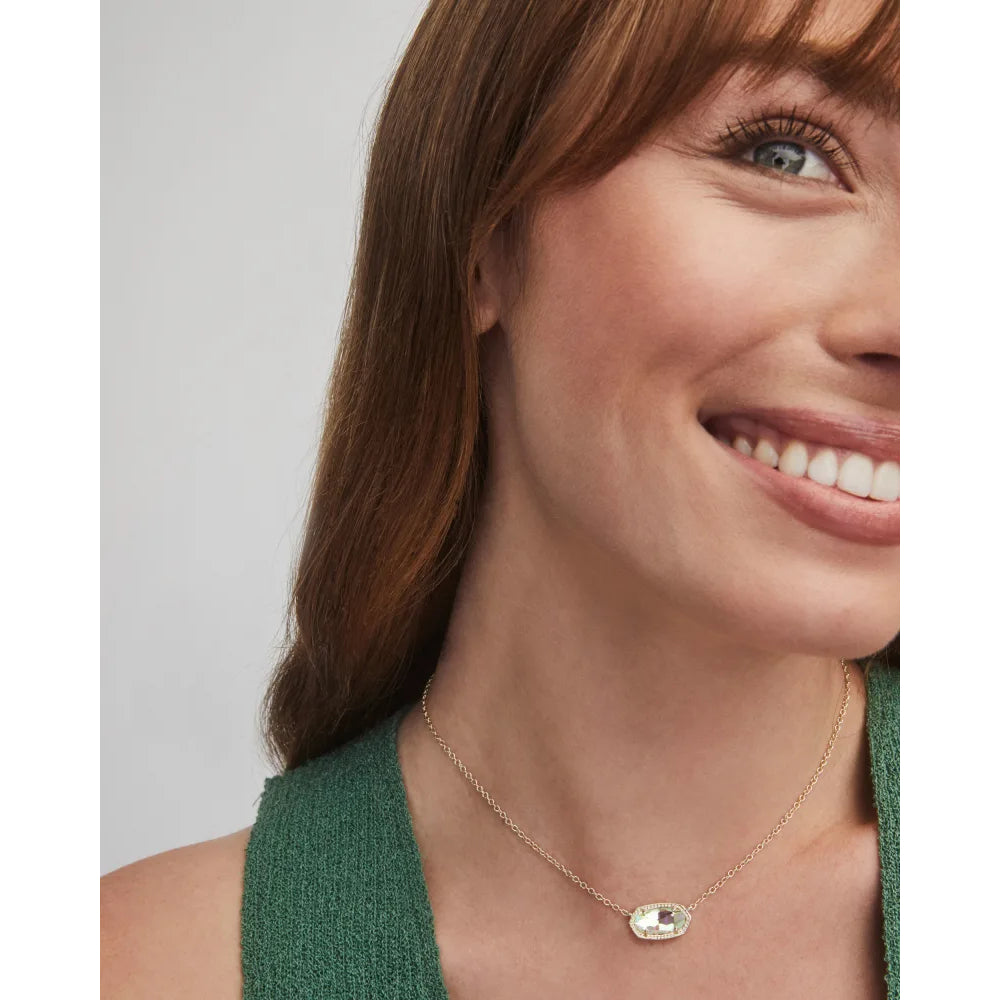 Kendra Scott Elisa Pendant Necklace in Dichroic Glass