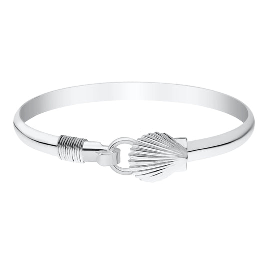 Sterling Silver Scallop Shell Bracelet
