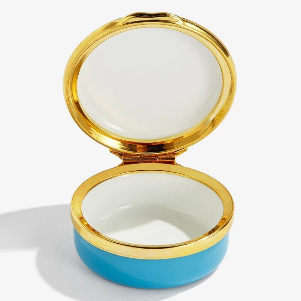 Halcyon Days Baby's First Tooth Enamel Box