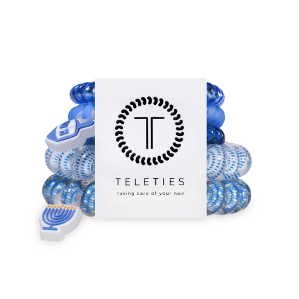 TELETIES Mix Pack Spiral Hair Coils - Holiday 2025