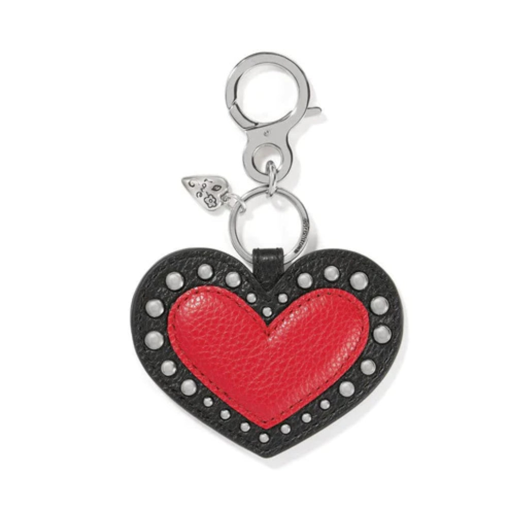 Brighton Fashionista Moody Blue Heart Handbag Fob