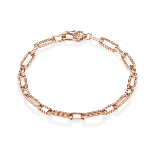 Tacori Allure 18k Rose Gold Link Bracelet