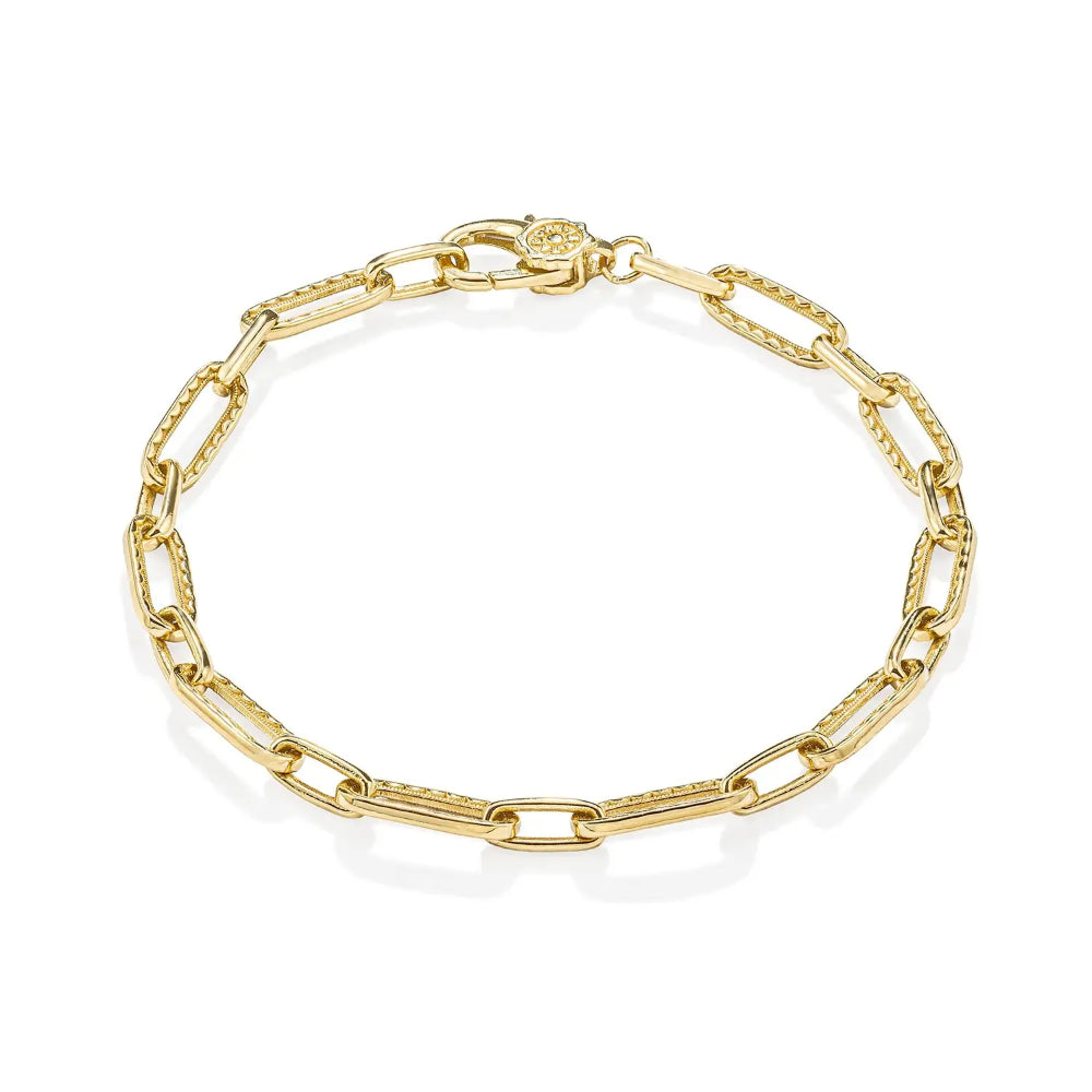 Tacori Allure 18k Gold Link Bracelet