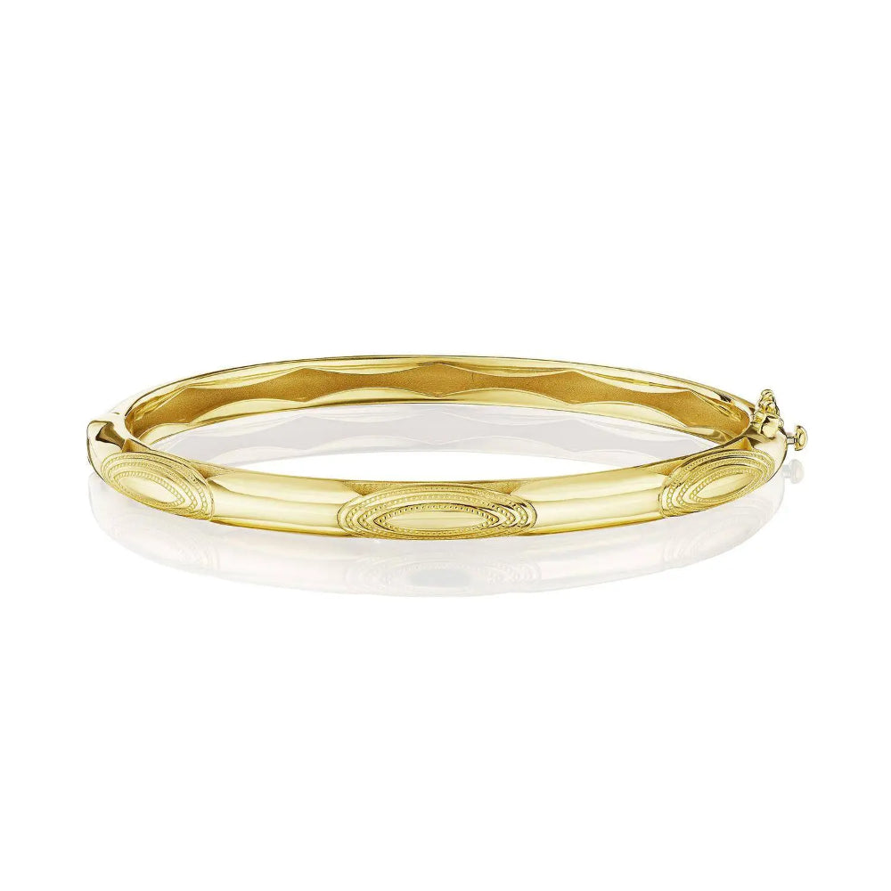 Tacori 18k Crescent Eclipse High Polish Bangle