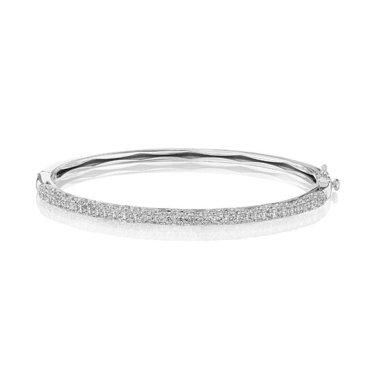 Tacori 18k Gold Crescent Eclipse High Polish Diamond Bangle