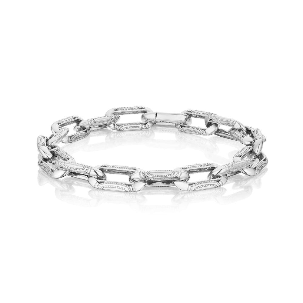 Tacori Crescent Eclipse Silver Link Bracelet